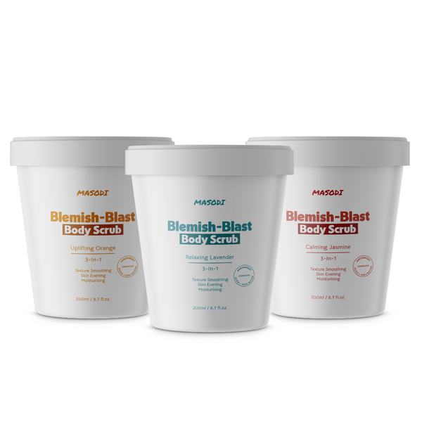 3 x Blemish-Blast Body Scrub Set