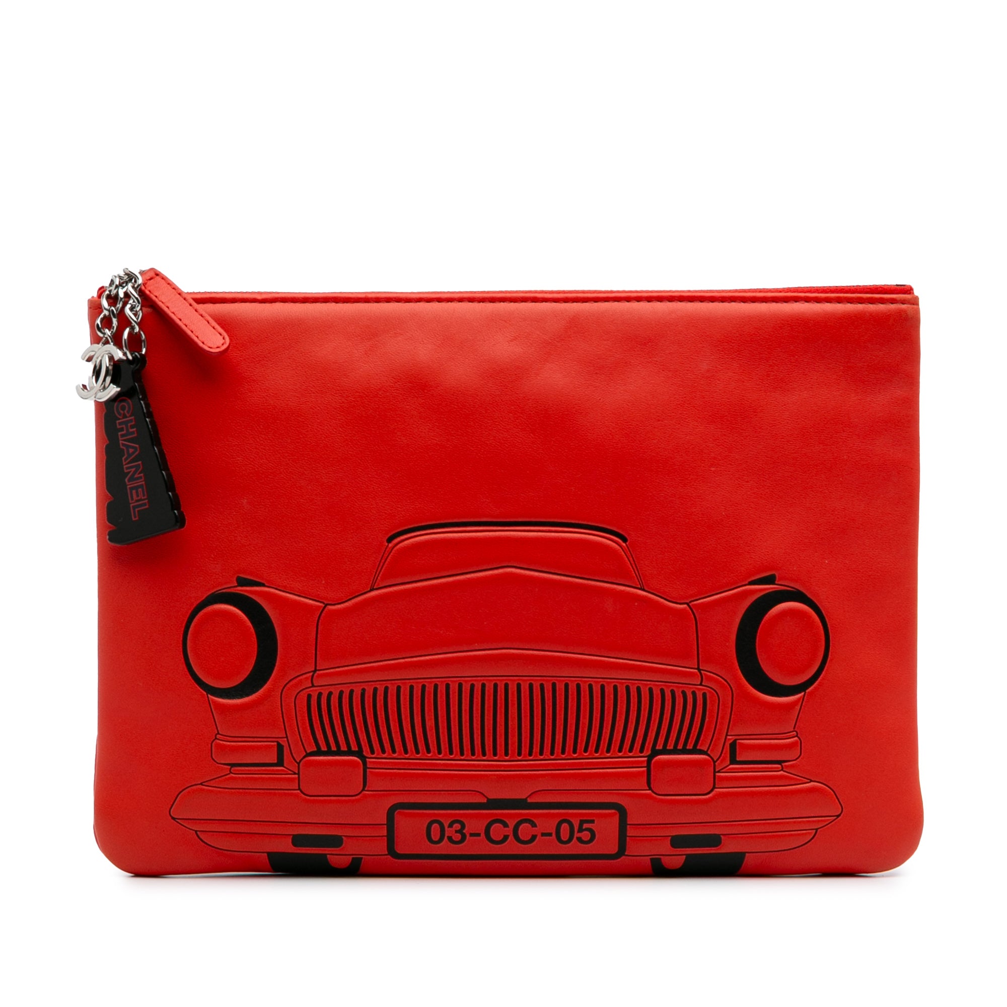image of Chanel Medium Printed Lambskin Cuba La Habana O Case Clutch