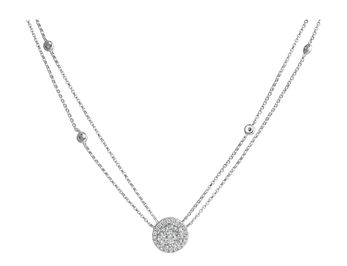 Diamond Flower Pendant Necklace – Leviev Diamonds