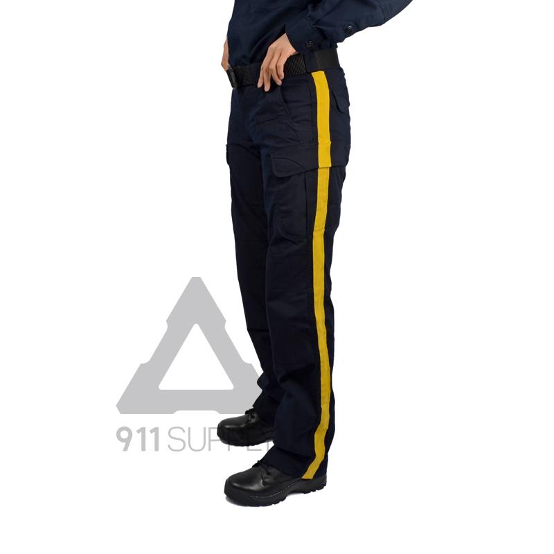 pants with yellow stripe