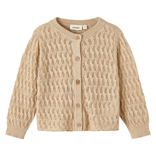 NINA STRIK CARDIGAN | WARM SAND