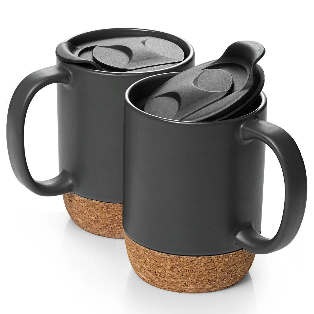 Barista Set of 2 Coffee Mugs, 18oz