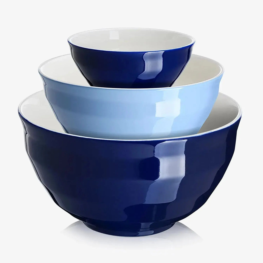 Light Blue Mixing Bowls with Lids - Set of 4 - Dowan? – Dowan®