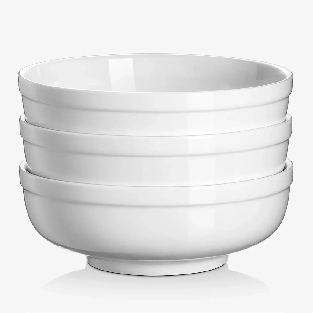 50 Ounce Plastic Bowls, Large Cereal Bowls, Large Soup Bowls, Set of 9  Coastal YE392.481 