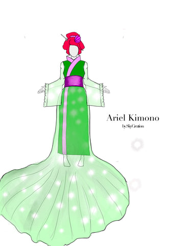 Ariel kimono concept art