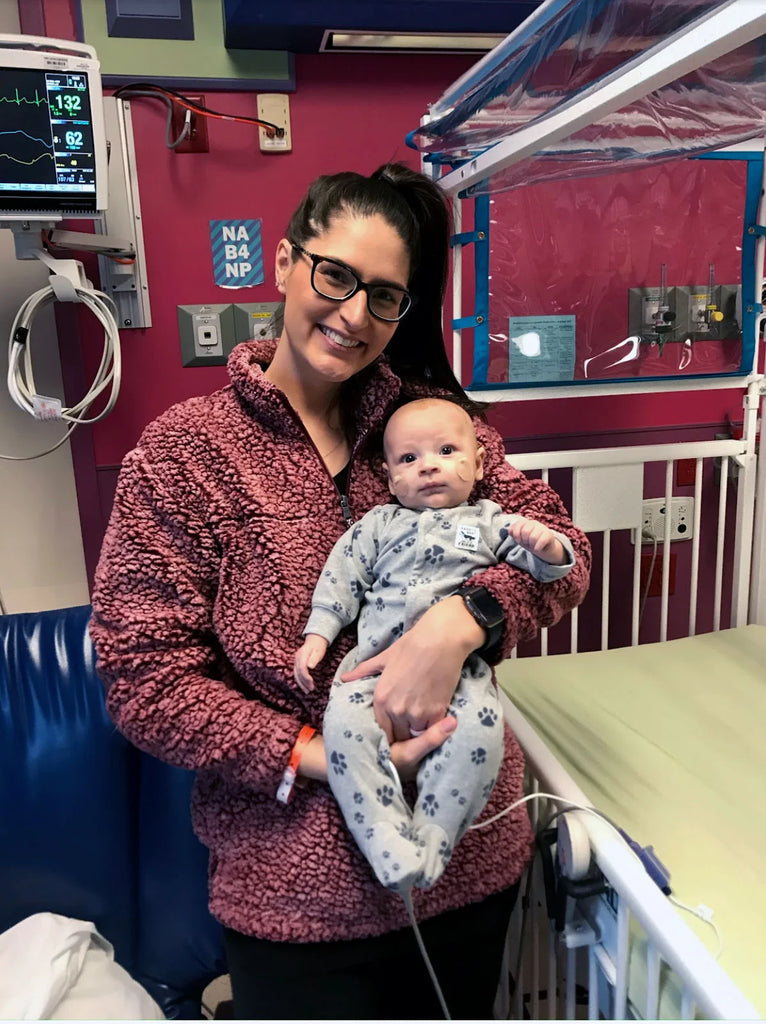 Leah and Brooks in the NICU