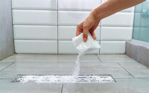 Unclog the Shower Drain with Baking Soda and Vinegar