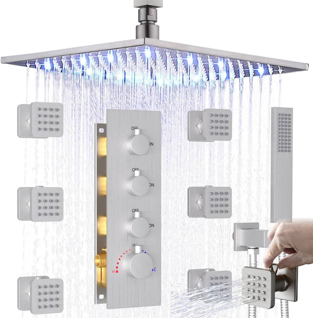 Enga Thermostatic Shower Faucet Set