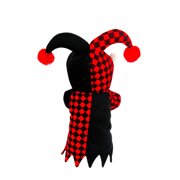 Black And Red Court Jester Costume