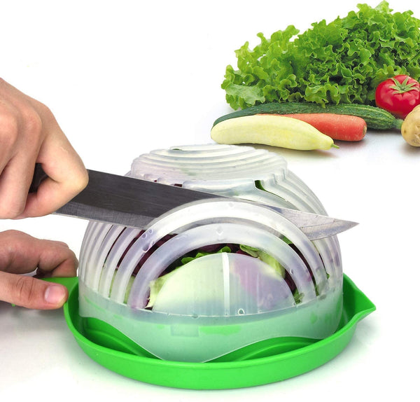 Green Vegetable Cutter Bowl