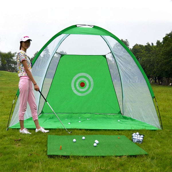 Green Practice Golf Tent