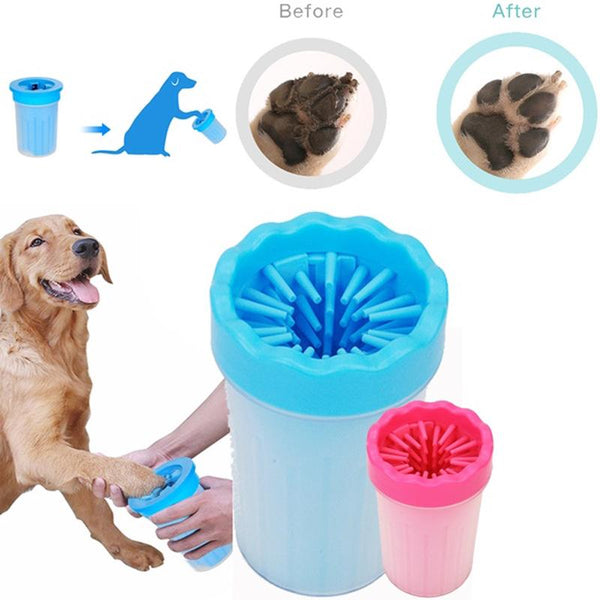 silicone dog washer cup demonstration