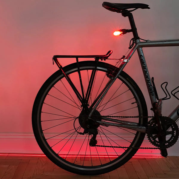 Red Laser LED Bike Tail Light