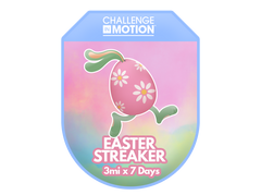 2023 April Easter Streaker Badge | Challenge in Motion%u2122