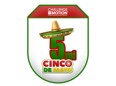 2023 Challenge in Motion Cinco de Mayo Activity Challenge Badge