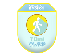 2023 June Walking Challenge Badge