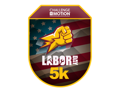 Challenge in Motion September Activity Challenge Badge Labor Day 5k