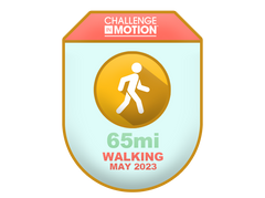 2023 Challenge in Motion May Walking Challenge Badge