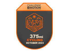 Challenge in Motion 2023 October Walking Activity Challenge Badge
