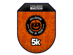 Challenge in Motion 2023 Halloween 5k Activity Challenge Badge