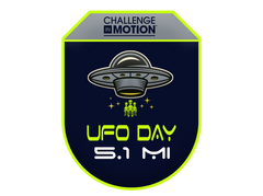 Challenge in Motion 2023 UFO Day Activity Challenge Badge