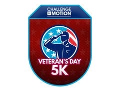 2023 Challenge in Motion Veteran's Day 5k Activity Challenge Badge