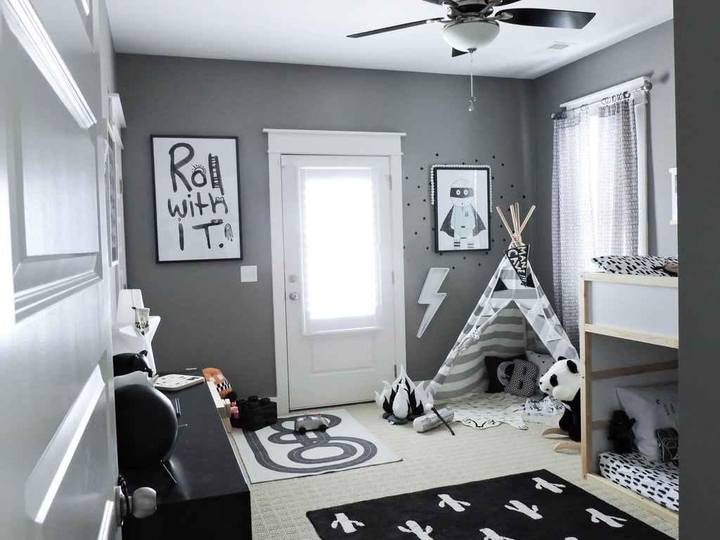 grey boys room