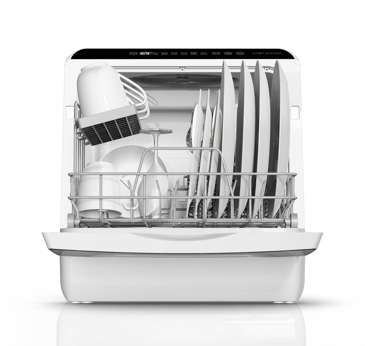 NEW Karlxtom Portable Countertop Dishwasher, 5L Capacity Water Tank, Hot  Air Dry