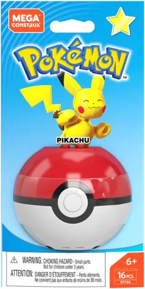 MEGA Pokemon Building Kit Motion Pikachu (1092 Pieces) for Collectors