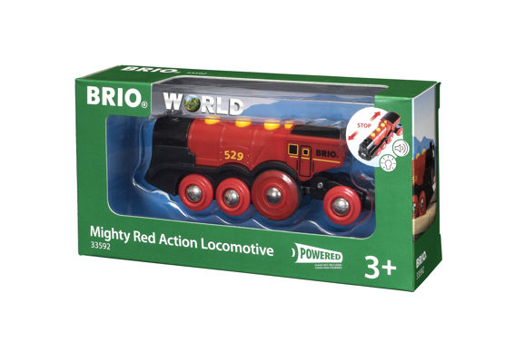 slang Slot Kliniek BRIO Mighty Red Locomotive — Boing! Toy Shop