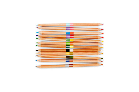 iHeart Art - 12 Brush Tip & Fine Tip Markers