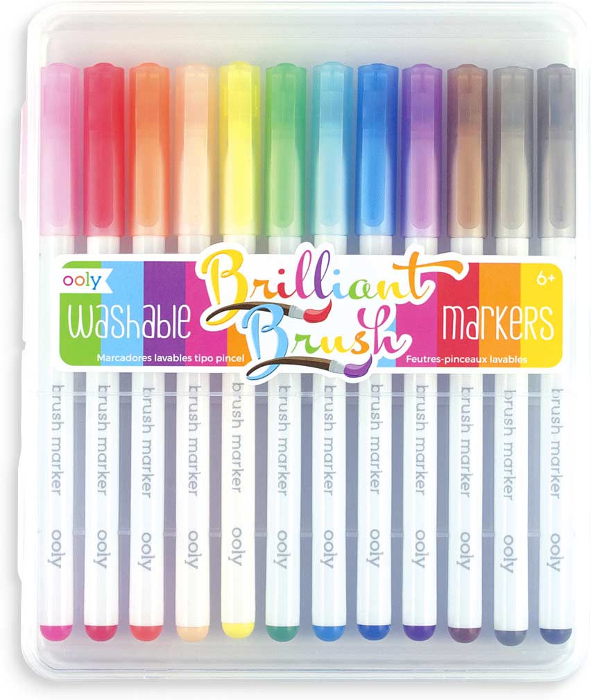 iHeartArt 12 Brush & Fine Tip Double Ended Markers — Boing! Toy Shop