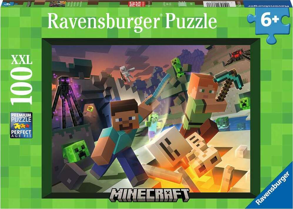 Minecraft Cutaway 300pc Puzzle - Lets Play: Games & Toys