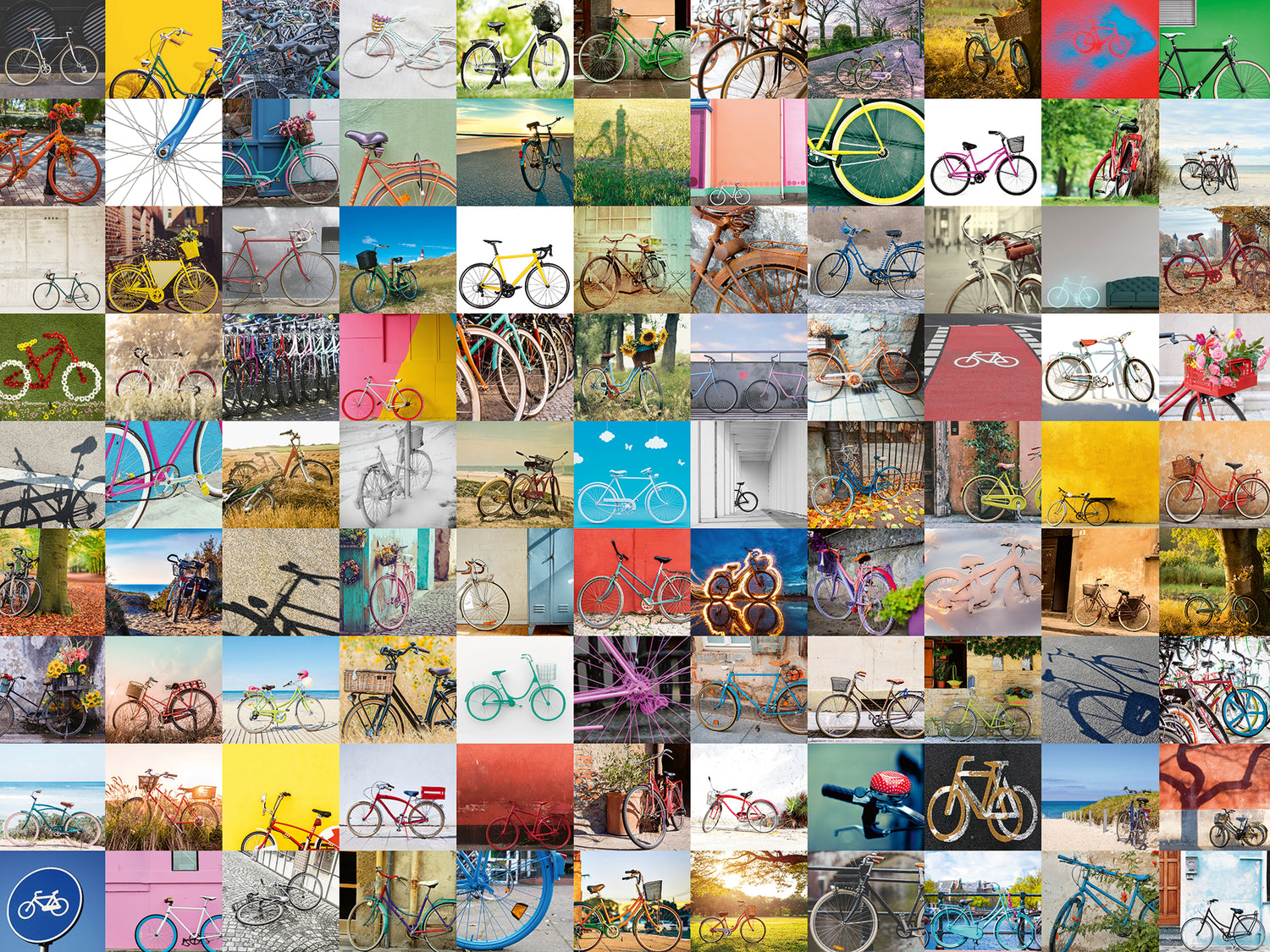 1500pc Puzzle - 99 Bicycles