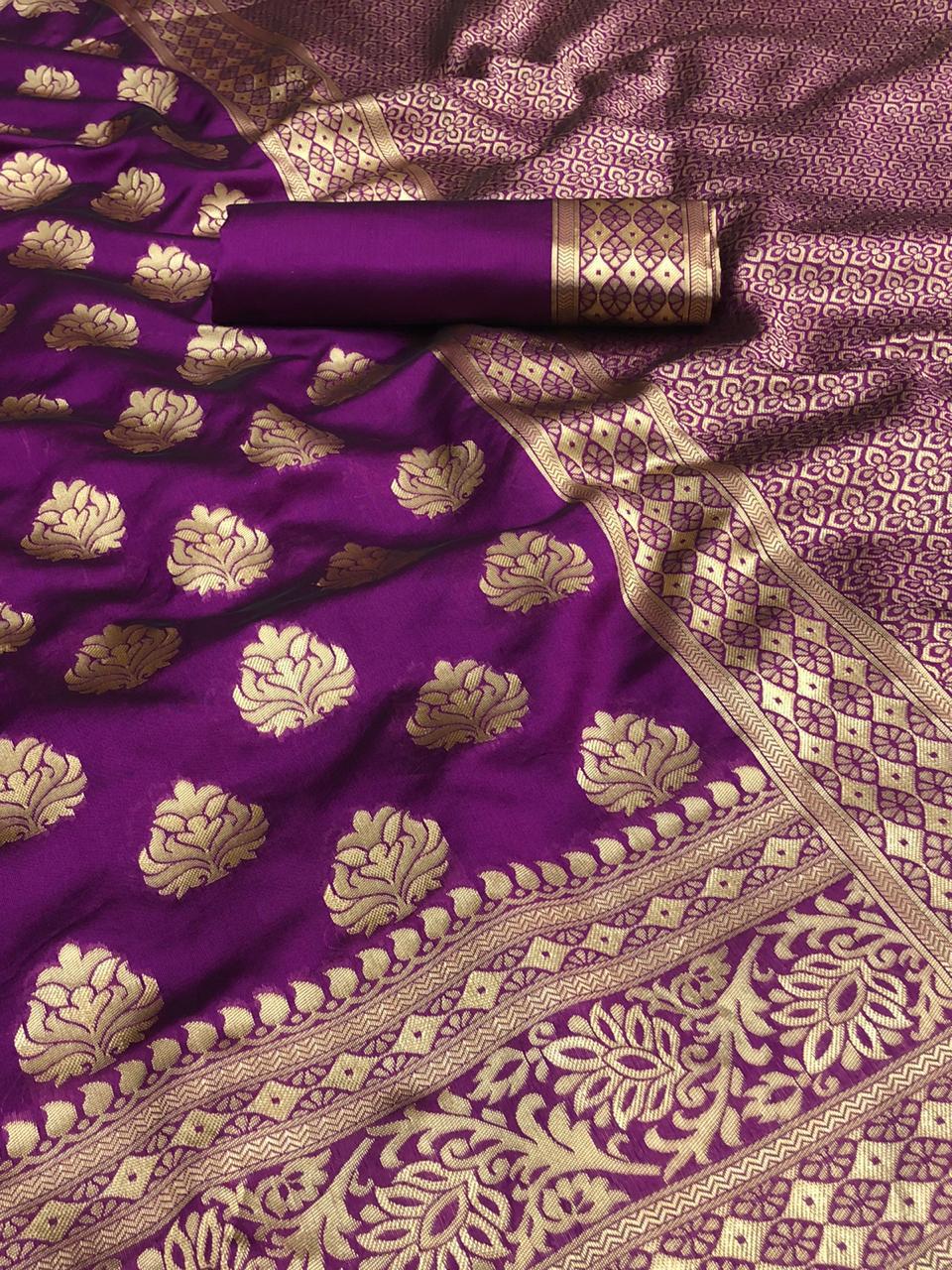 10 Must Have Colors of Banarasi Saree with Silver Zari Weaves