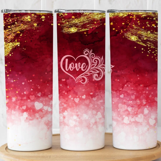 Love Tumbler, Valentine Tumbler, Valentine's Gift, Valentine Cup, Vale