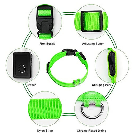 led light collar charger