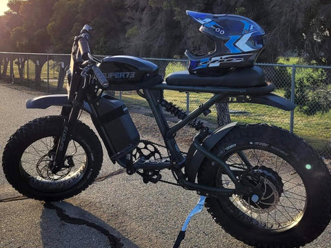 Super 73 RX E-Bike with Powerful Lithium 'Atlas' Range Extender Battery