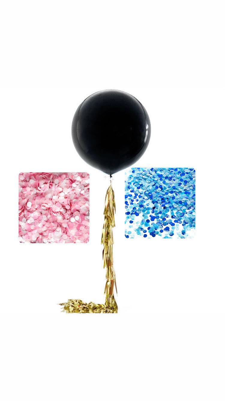 Gender reveal balloon