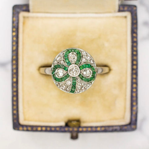 Victorian shamrock ring