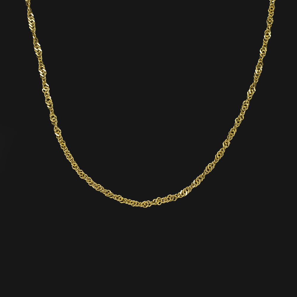 Tiffany & Co. - TIFFANY & CO. 18K YELLOW GOLD LONG LINK CHAIN VINTAGE  NECKLACE