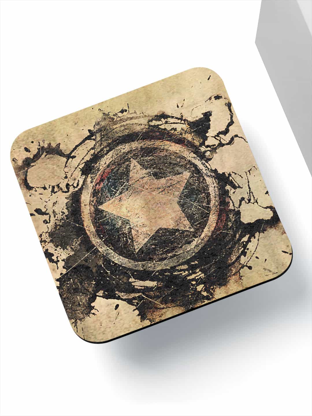 Symbolic Captain Shield - 10 X 10 (cm) Coasters