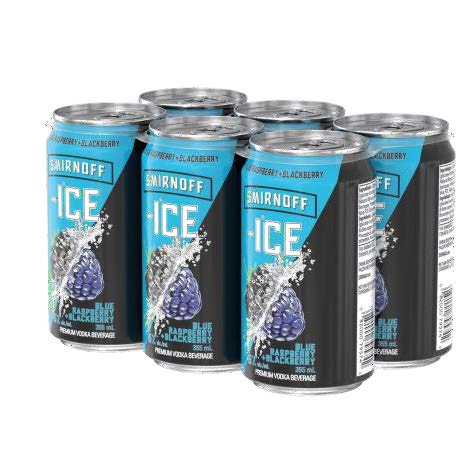 Smirnoff Ice Light Raspberry & Soda 4 Cans