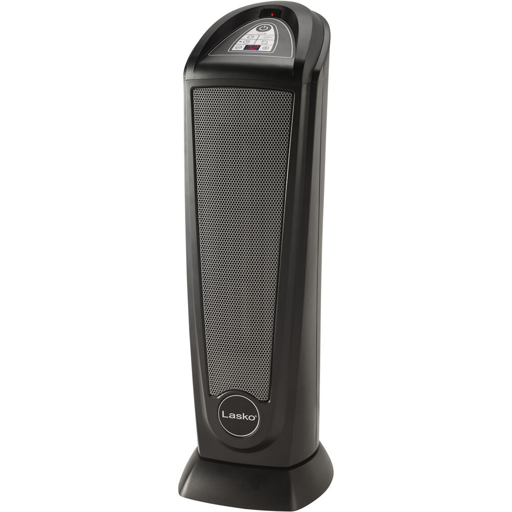 Almo CT22415 Ceramic Tower Heater with Remote - 8.38 in. x 7.25 in. x 22.50 in. - Black