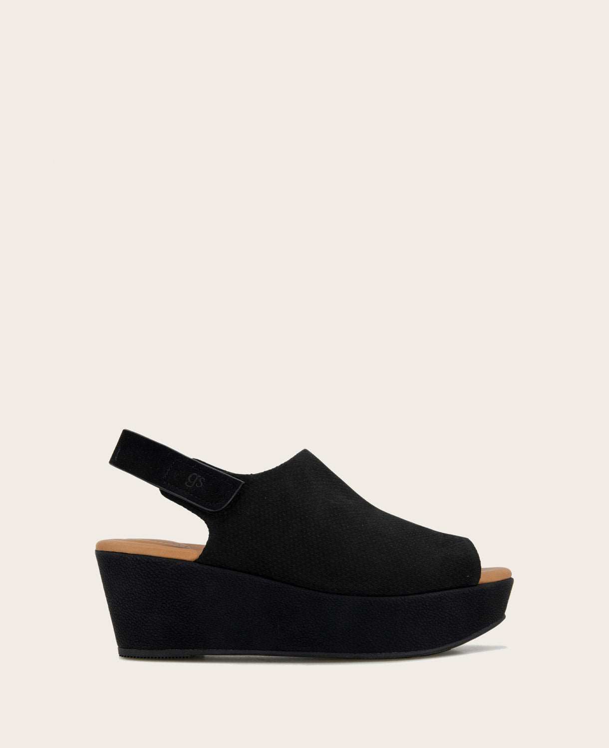 GENTLE SOULS NYSSINA SUEDE PLATFORM WEDGE SANDAL