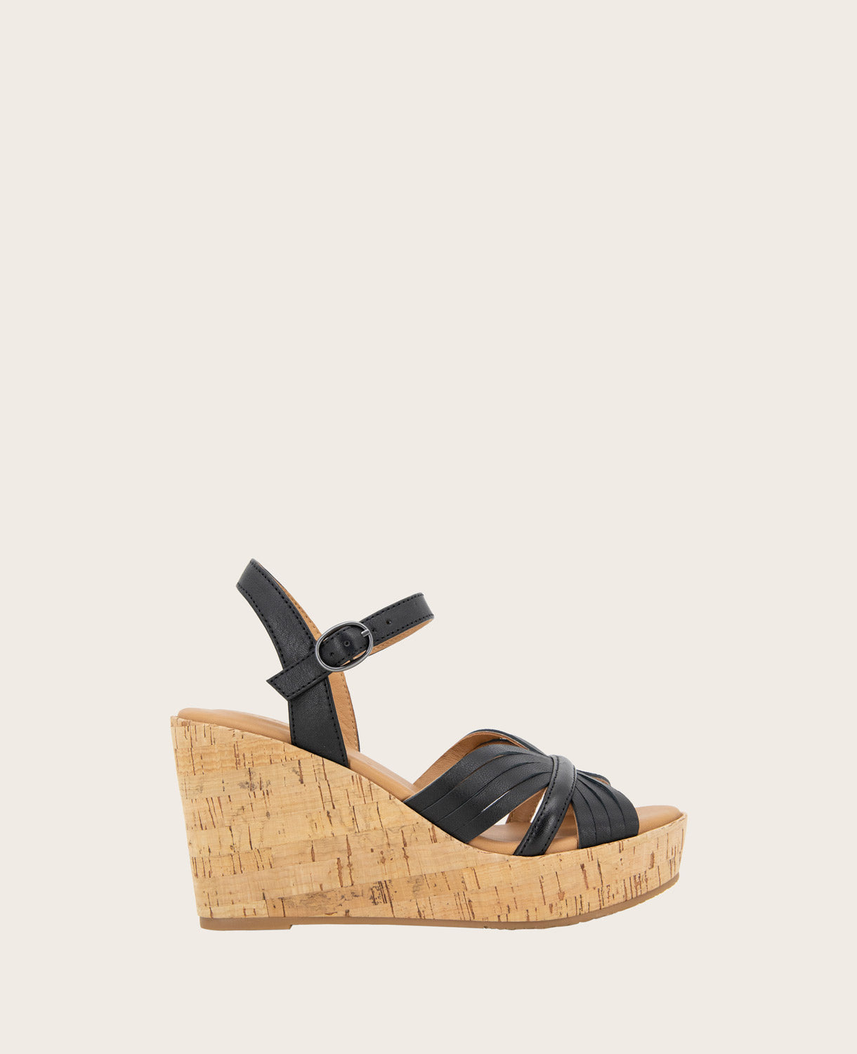 Shop Gentle Souls Nomi Wedge Sandal In Black