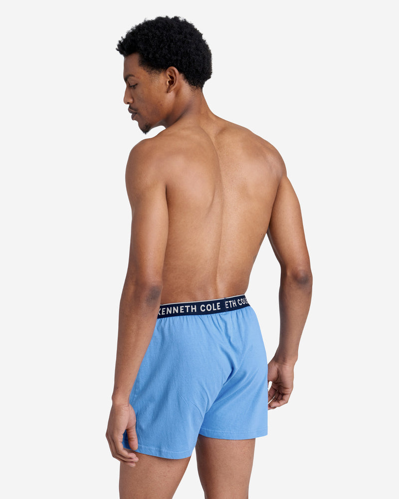 Buy Denim Co. Men 95% Cotton, 5% Spandex Boxers (Pack of 3) M