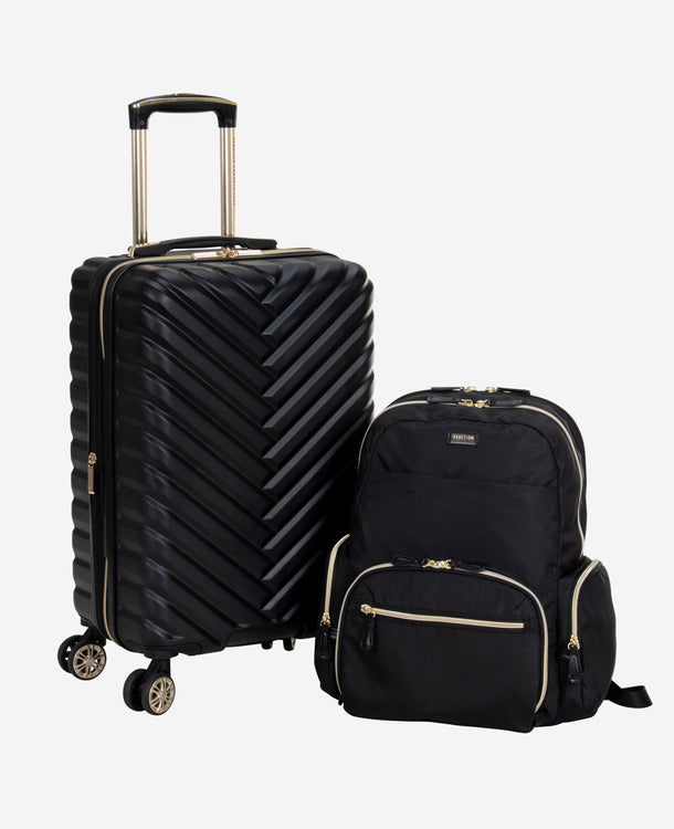 Unisex Carry On Travel Suitcase Women Laptop Luggage Stripe