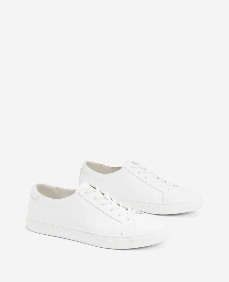 White Colorblock Skate Shoes For Men, Lace-Up Front Minimalist Sneakers  Manfinity Basics | SHEIN USA