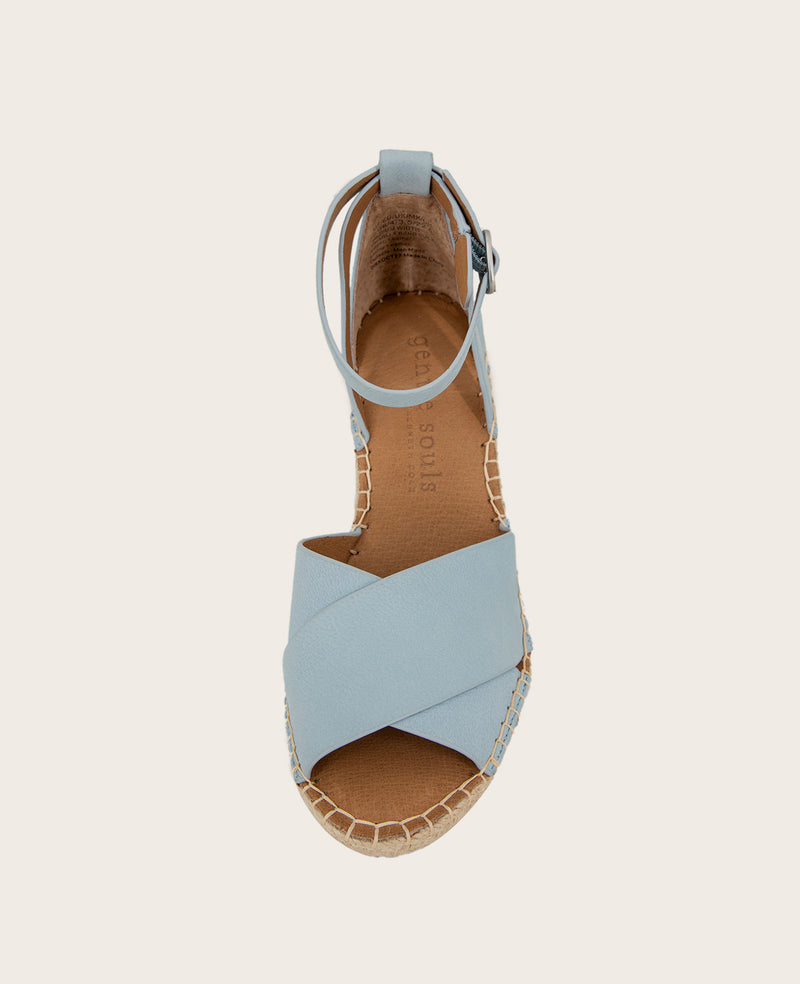 Givenchy Marshmallow Wedge Sandals In Cloud Blue | ModeSens